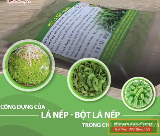 bột cây lá nếp (2)